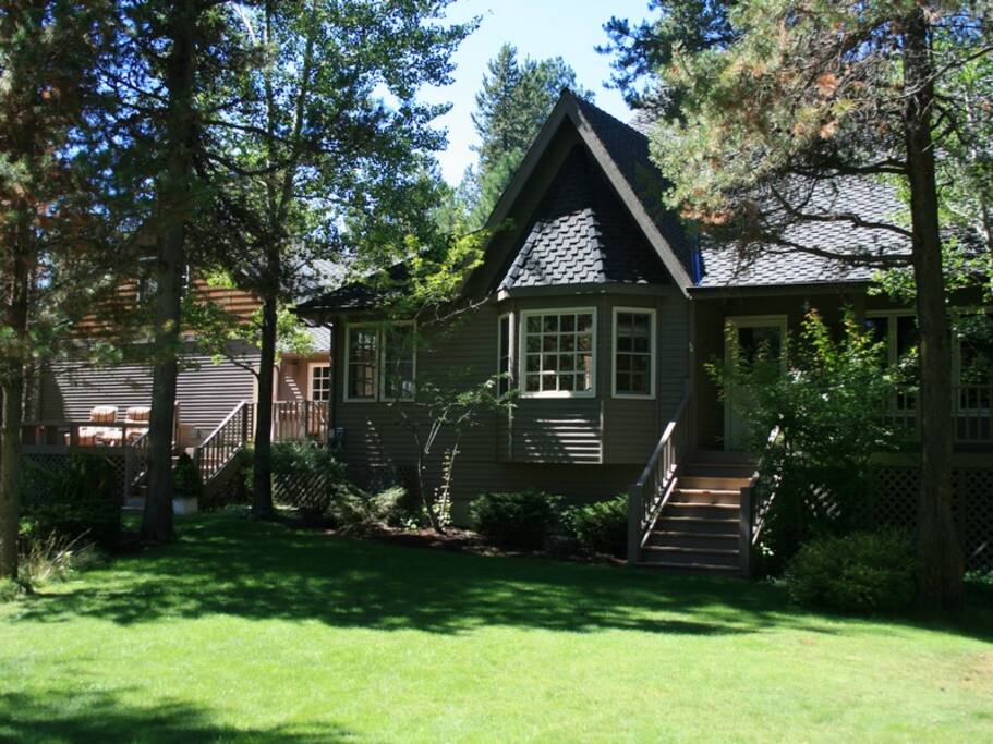 Back of home,