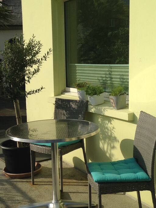 Balkon auf Südseite
