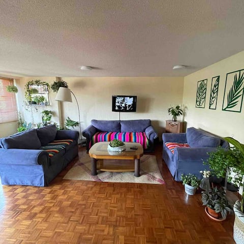 Top performing Airbnb: Beautiful apartment 150 meters "Mi México Lindo" in Nonoalco Tlatelolco