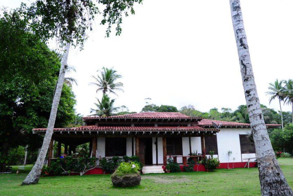 Foto da casa do Sitio Santa Cruz