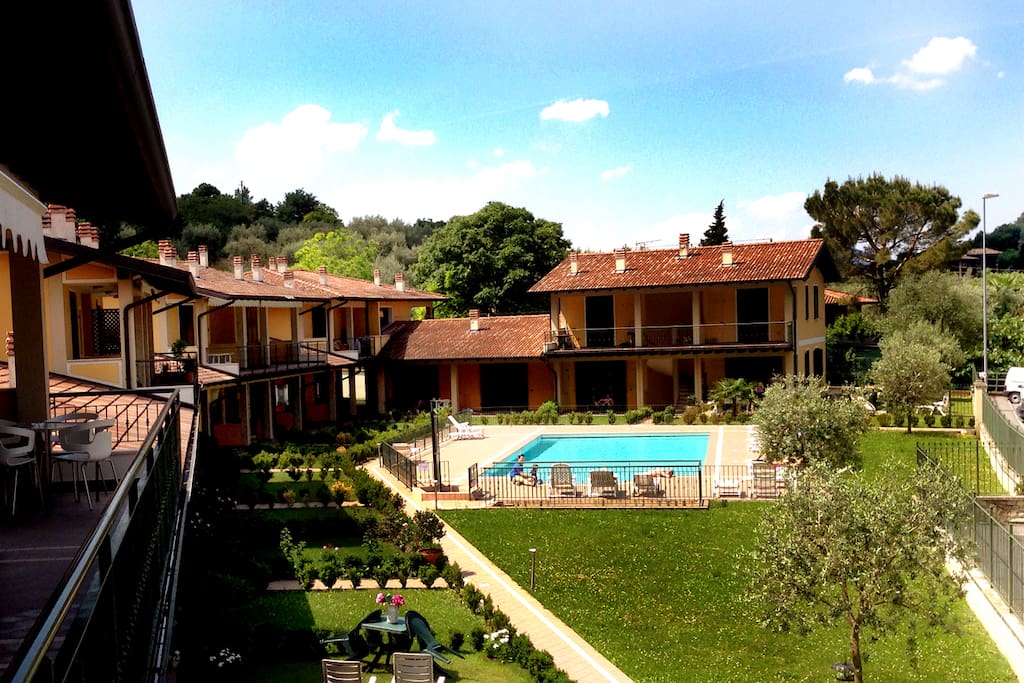 Vista sezione Residence estivo sul lago "Le Vertine" in Sulzano (Bs)