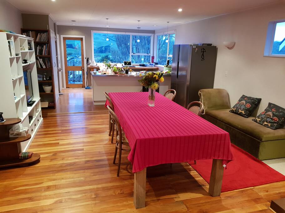 Dining and kitchen