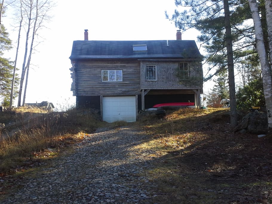 Northstar Cabin as viewed from Driveway