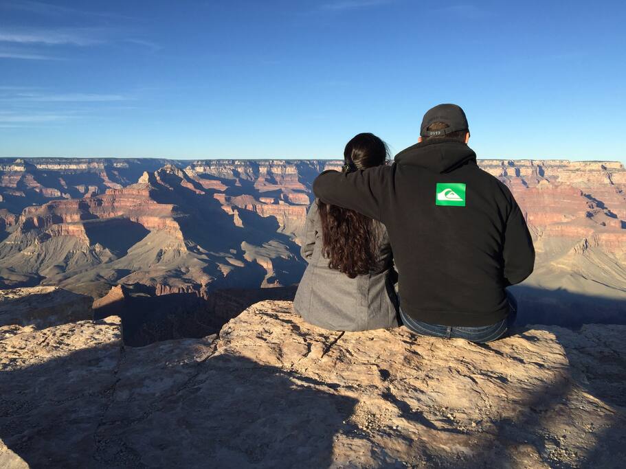 You can walk to the canyon from our house!