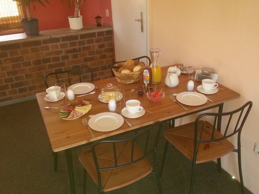 Frühstücksservice ist möglich