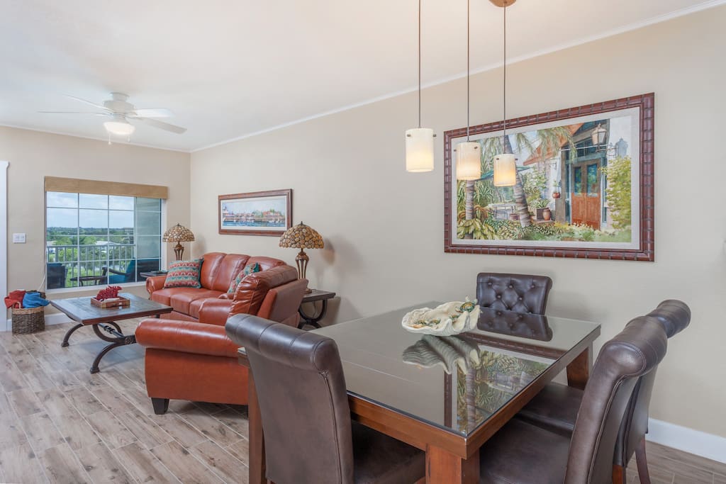 Open Concept Dining/Living Area
