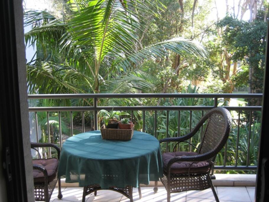 View from balcony