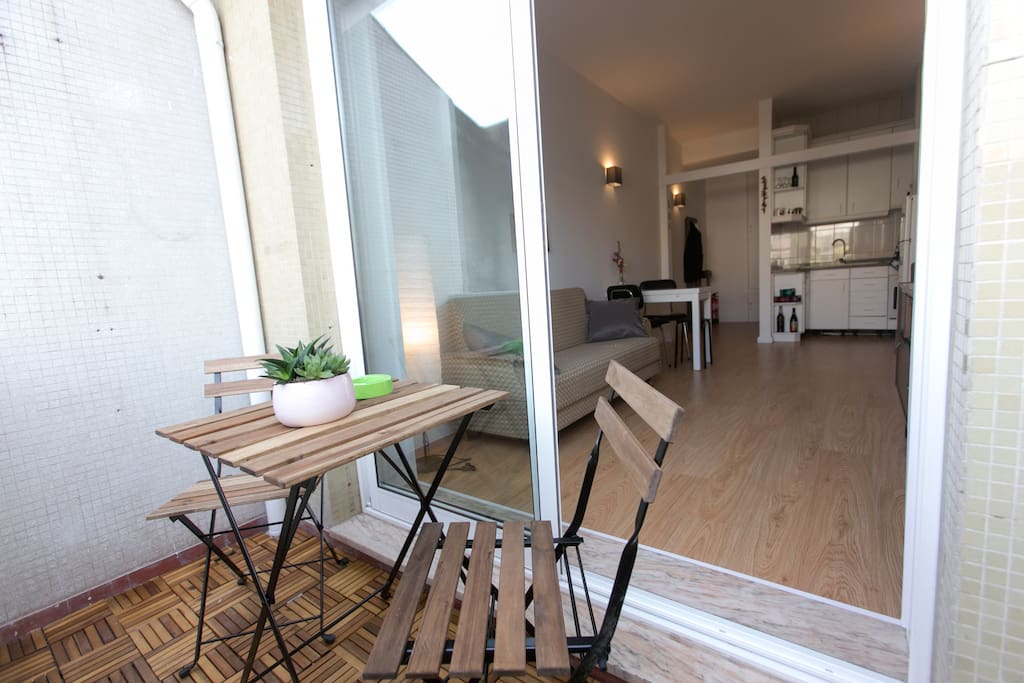 sunny balcony
