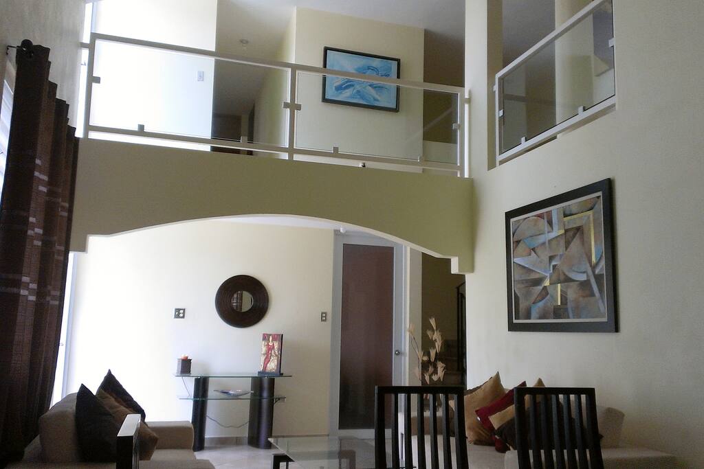 Spacious high ceilings