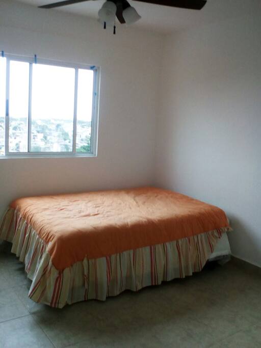 abitacion cama matrimonial climatizada