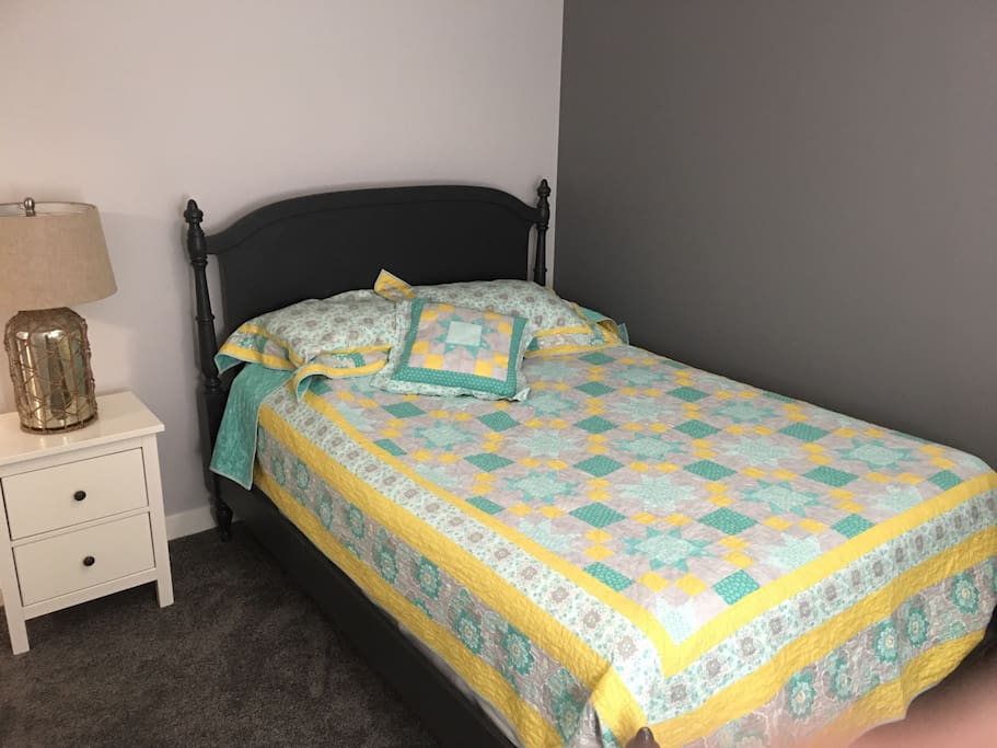 Comfortable queen sized bed
