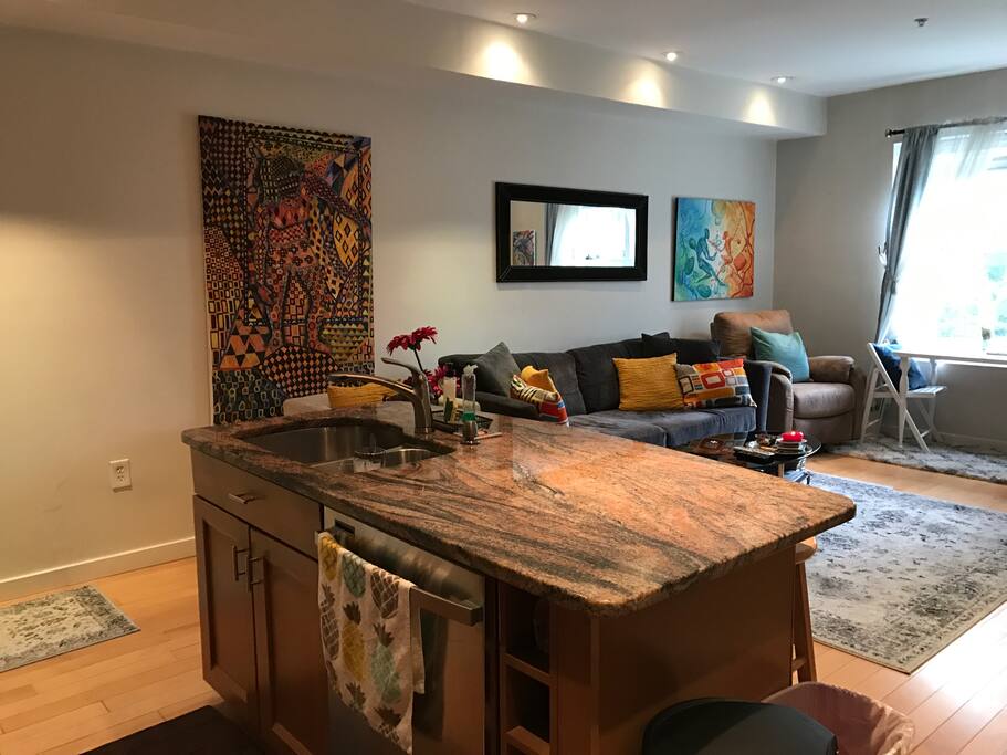 Living room currently under some construction