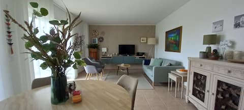 Popular Airbnb listing: Apartment 'Vista Verde' 300 steps from the sea. in Cabanas De Tavira