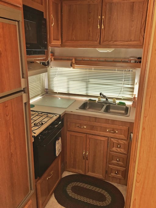 Kitchen area.