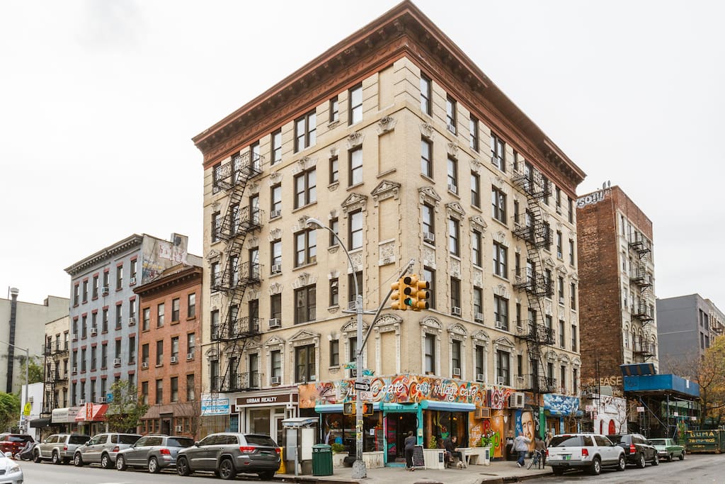 Charming East Village Corner 2 BD Apartments for Rent in New York