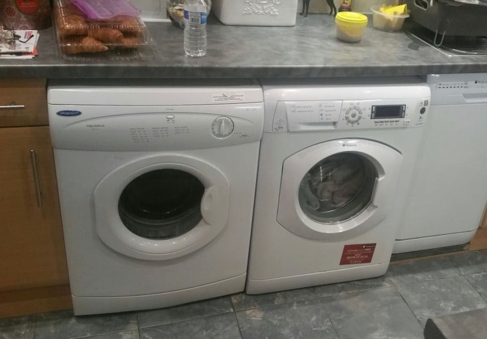 Washing machine and tumble dryer