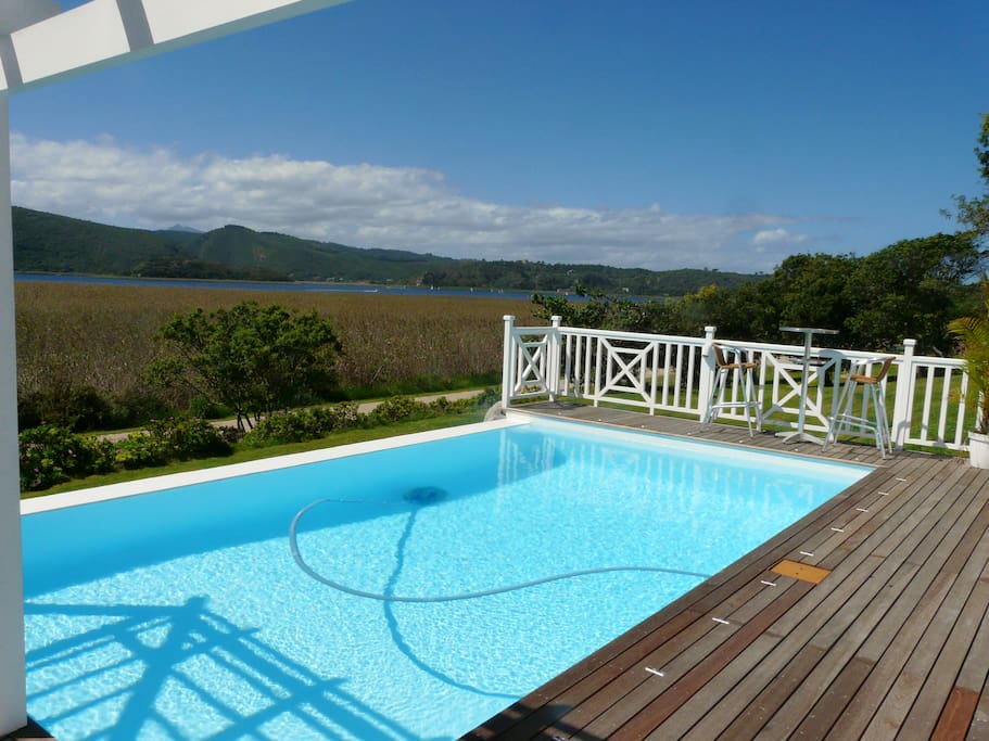 the view from our pool