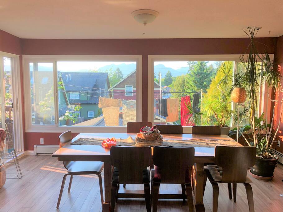 Dining area - open concept with living & TV area and kitchen