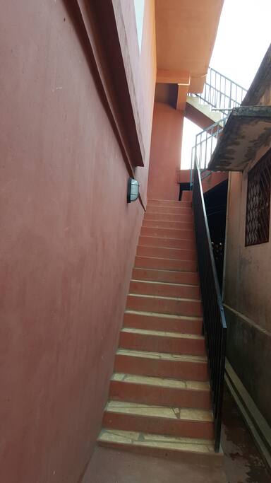 stairs to Napa and Sonoma