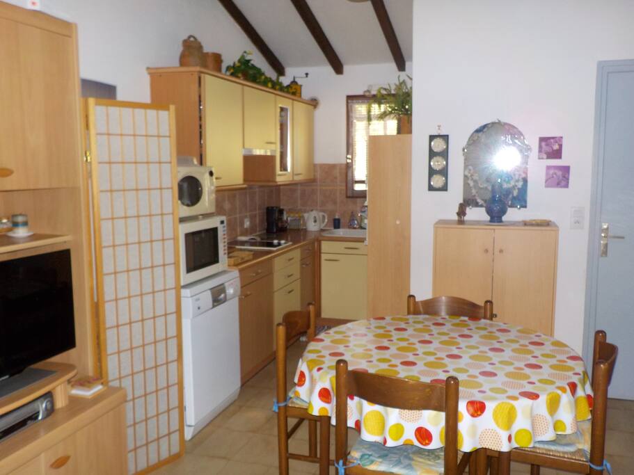 Salon et cuisine