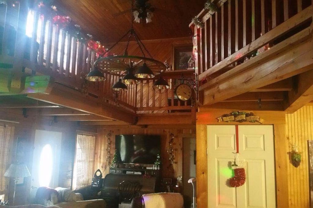 Downstairs looking up