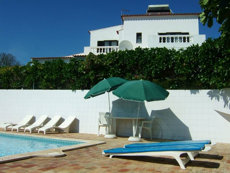 House and swimming pool
