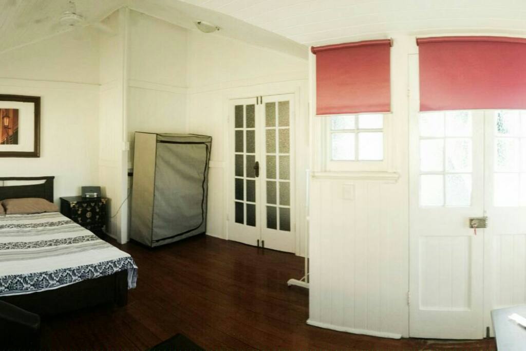 Your closet for hanging your clothes, come unpack and chill out.