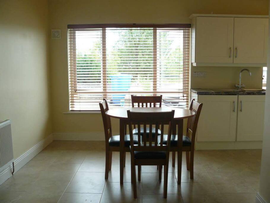 Relax in the kitchen over a nice cup of tea.