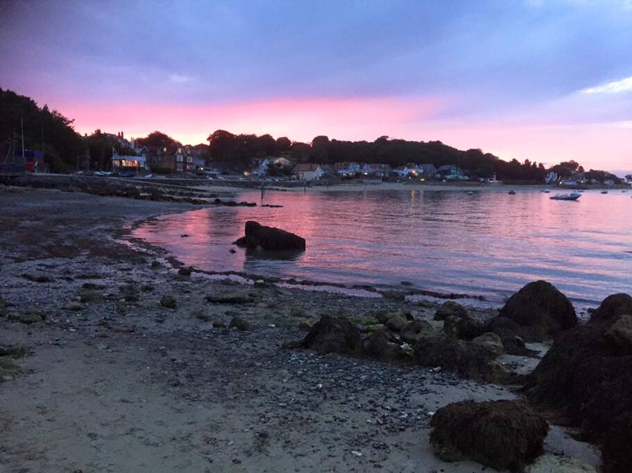 Seagrove Bay at sunset