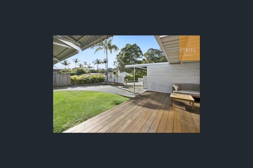 Rear deck