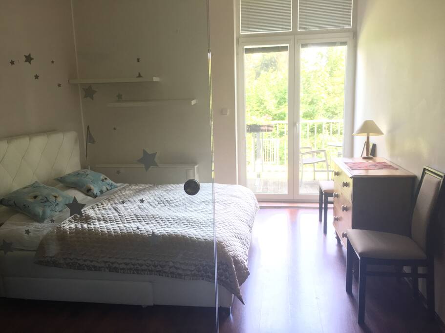 Bedroom 1 - leading to the balcony