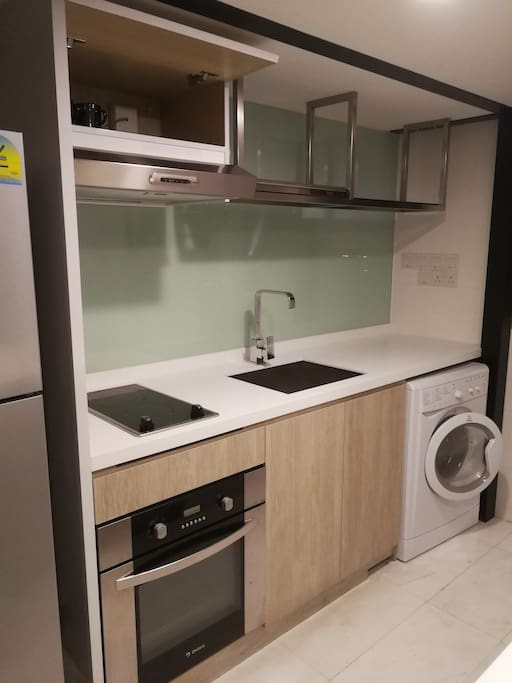 washing machine, Induction cooker, fridge.