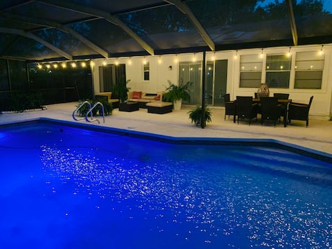 Yuri’s House/salty heated pool/near beaches