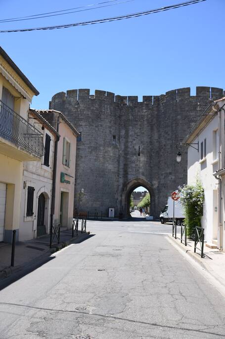 au pied de l'appartement