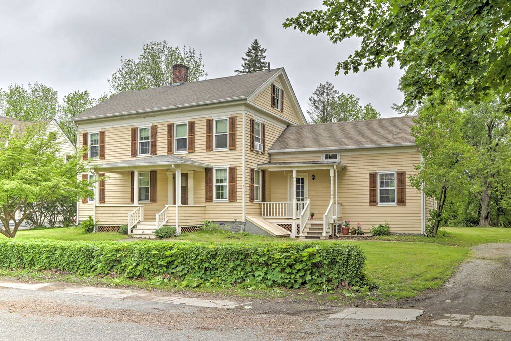 The charming home features a traditional ambiance, yet has been nicely renovated with modern appliances.
