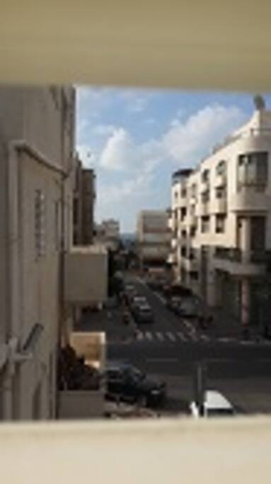 view from the balcony