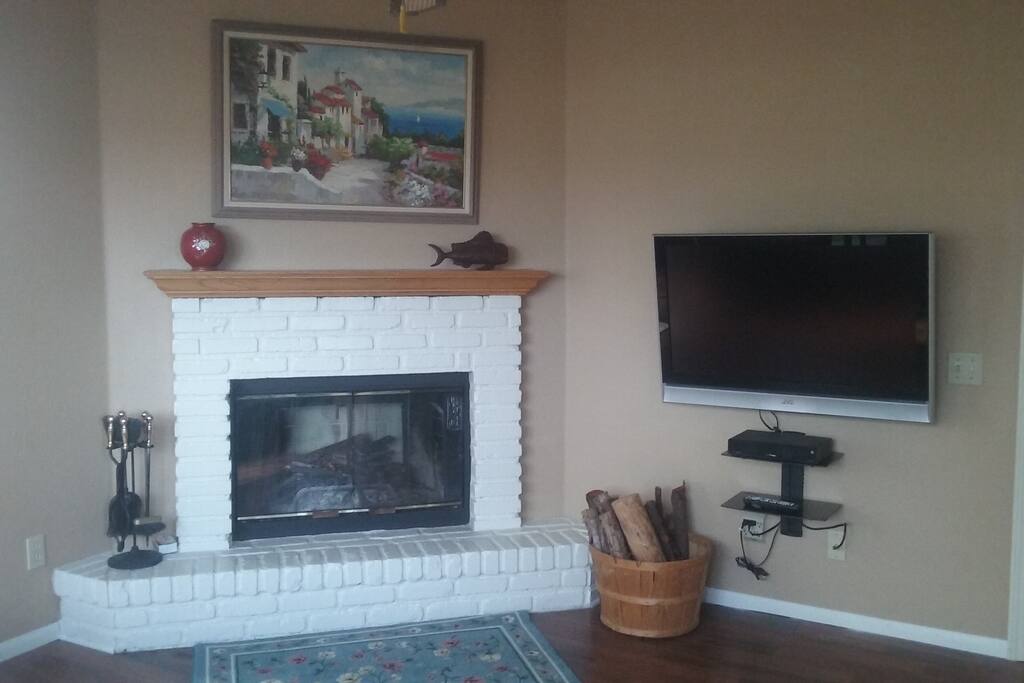 Free firewood if you would like to have a warm fire, with cable tv