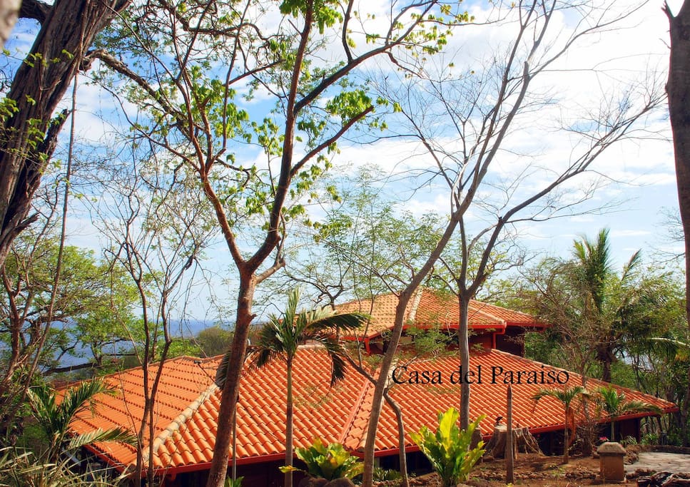 Our villa is surrounded by the Pacific Ocean on 3 sides!