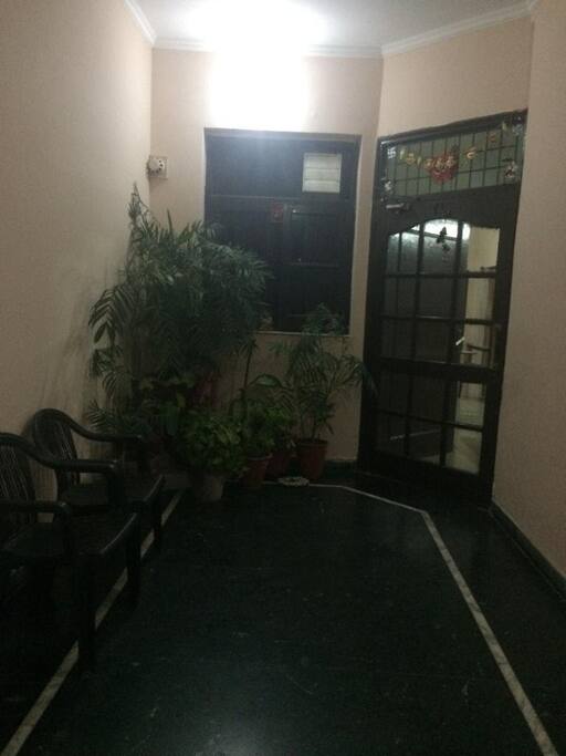 Entrance to the house