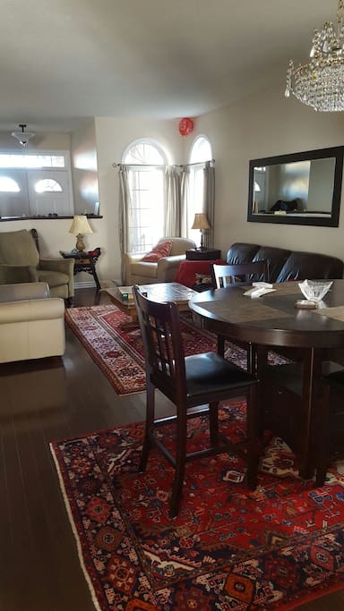 Shared living room for reading or working
