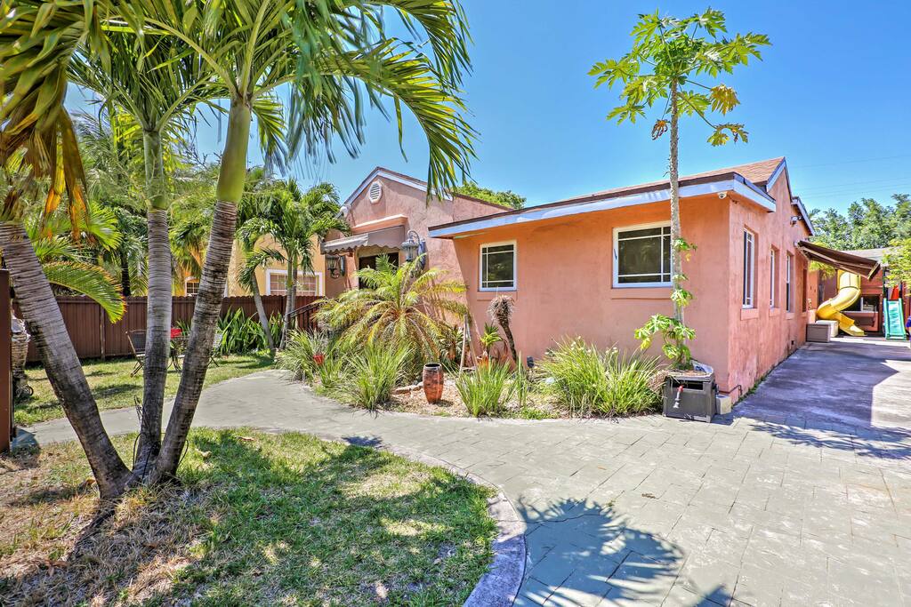 Boasting 2,000 square feet of living space, this home is perfect for families or friends.