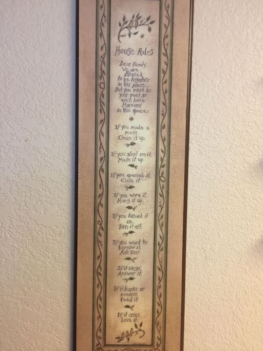 House rules