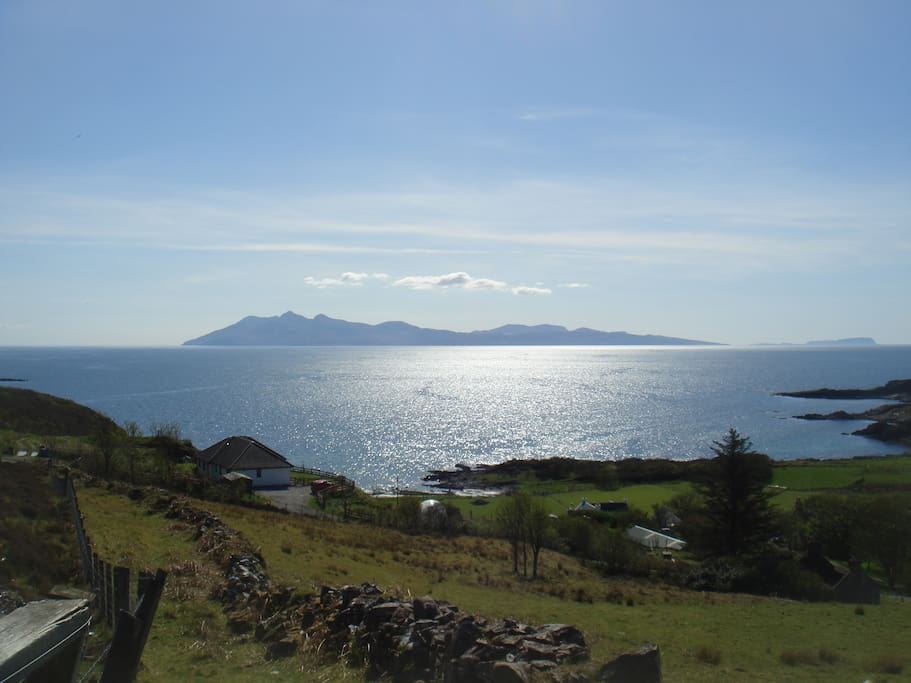 View of the Island of Rum