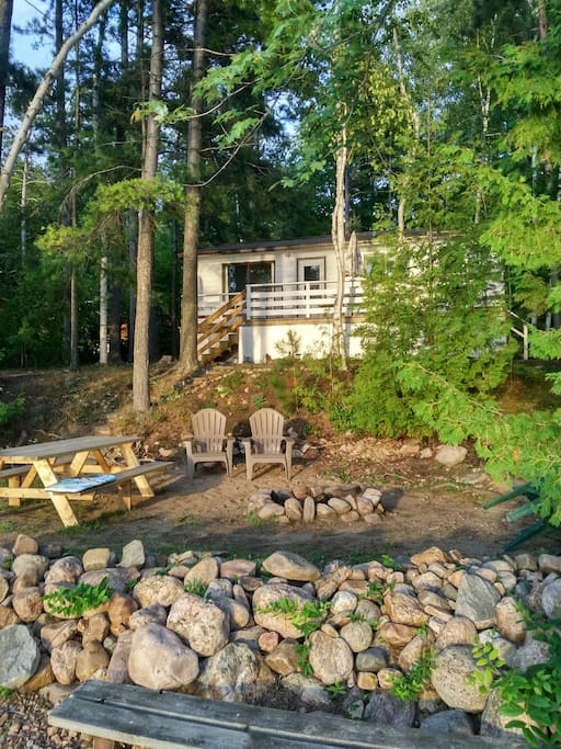 Fire pit area