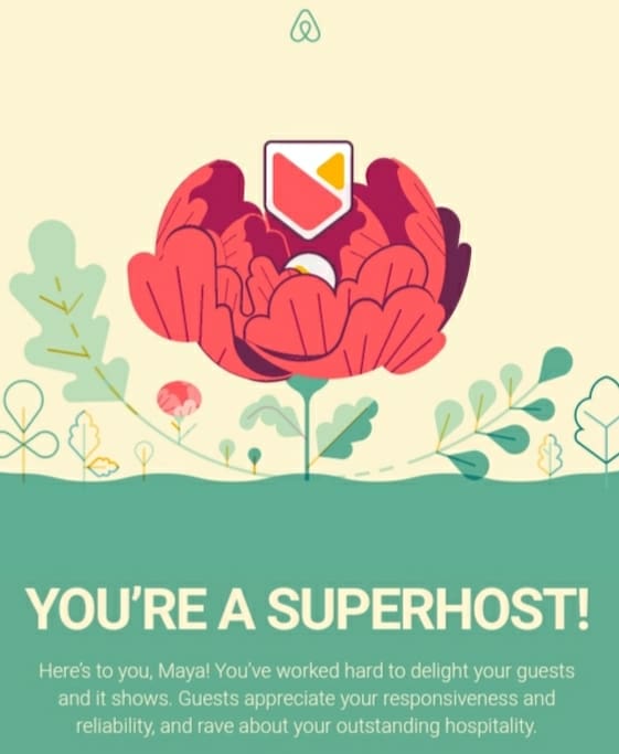 Thanks to every guest has appreciated my attentions during their stay,,and took time to describe it
Thanks to your honesty I'm a superhost