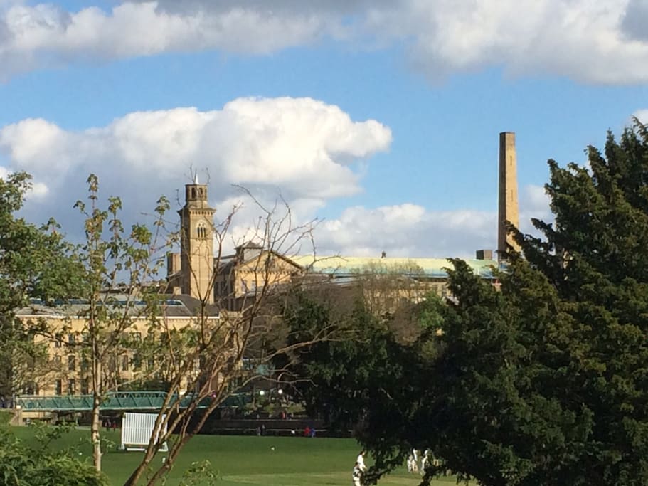 View from the house to Salts Mill