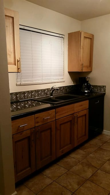 Kitchen sink area