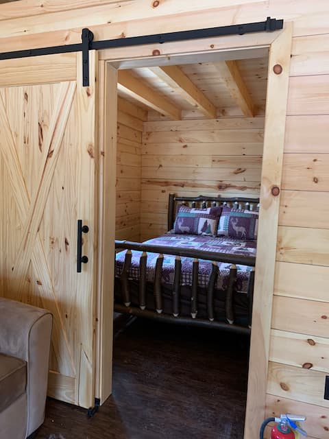 “A little cabin in the woods”