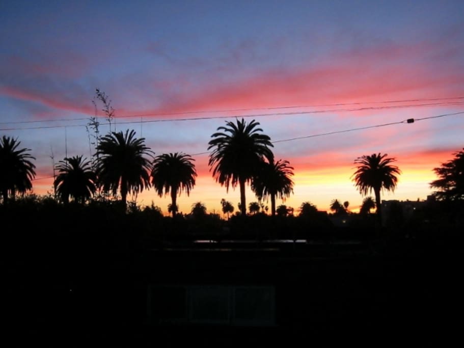 The view from your balcony on a warm summer night!
