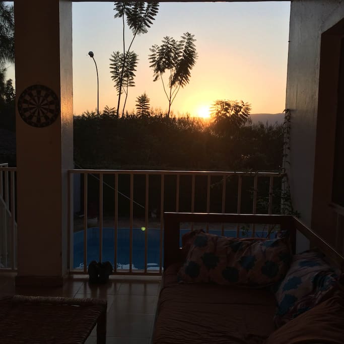 Great sunsets from the terrace